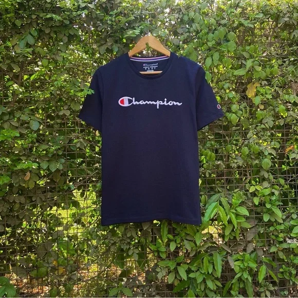 Champion Navy T-Shirt - Picture 1 of 3